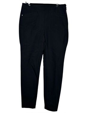 RLX Golf Pants Women Stretch 10 Ralph Lauren Polo Black Twill Active Performance